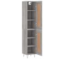 vidaXL Credenza Grigio Sonoma 34,5x34x180 cm in Legno Multistrato vidaXL Credenza Grigio Sonoma 34,5x34x180 cm in Legno Multistrato
