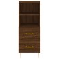 vidaXL Credenza Rovere Marrone 34,5x34x180 cm in Legno Multistrato vidaXL Credenza Rovere Marrone 34,5x34x180 cm in Legno Multistrato