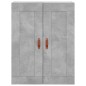 vidaXL Credenza Grigio Cemento 69,5x34x180 cm in Legno Multistrato vidaXL Credenza Grigio Cemento 69,5x34x180 cm in Legno Multistrato