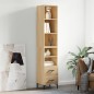 vidaXL Credenza Rovere Sonoma 34,5x34x180 cm in Legno Multistrato vidaXL Credenza Rovere Sonoma 34,5x34x180 cm in Legno Multistrato