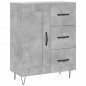 vidaXL Credenza Grigio Cemento 69,5x34x180 cm in Legno Multistrato vidaXL Credenza Grigio Cemento 69,5x34x180 cm in Legno Multistrato