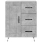 vidaXL Credenza Grigio Cemento 69,5x34x180 cm in Legno Multistrato vidaXL Credenza Grigio Cemento 69,5x34x180 cm in Legno Multistrato