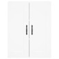 vidaXL Credenza Bianca 69,5x34x180 cm in Legno Multistrato vidaXL Credenza Bianca 69,5x34x180 cm in Legno Multistrato