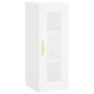 vidaXL Credenza Bianca 34,5x34x180 cm in Legno Multistrato vidaXL Credenza Bianca 34,5x34x180 cm in Legno Multistrato