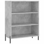 vidaXL Credenza Grigio Cemento 69,5x34x180 cm in Legno Multistrato vidaXL Credenza Grigio Cemento 69,5x34x180 cm in Legno Multistrato
