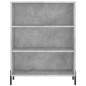 vidaXL Credenza Grigio Cemento 69,5x34x180 cm in Legno Multistrato vidaXL Credenza Grigio Cemento 69,5x34x180 cm in Legno Multistrato