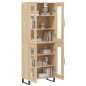 vidaXL Credenza Rovere Sonoma 69,5x34x180 cm in Legno Multistrato vidaXL Credenza Rovere Sonoma 69,5x34x180 cm in Legno Multistrato