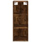 vidaXL Credenza Rovere Fumo 34,5x34x180 cm in Legno Multistrato vidaXL Credenza Rovere Fumo 34,5x34x180 cm in Legno Multistrato