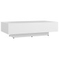 Tavolino da Caffè Bianco 115x60x31 cm in Truciolato Tavolino da Caffè Bianco 115x60x31 cm in Truciolato