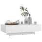 Tavolino da Caffè Bianco 115x60x31 cm in Truciolato Tavolino da Caffè Bianco 115x60x31 cm in Truciolato