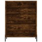 vidaXL Credenza Rovere Fumo 69,5x34x180 cm in Legno Multistrato vidaXL Credenza Rovere Fumo 69,5x34x180 cm in Legno Multistrato