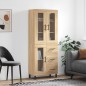 vidaXL Credenza Rovere Sonoma 69,5x34x180 cm in Legno Multistrato vidaXL Credenza Rovere Sonoma 69,5x34x180 cm in Legno Multistrato