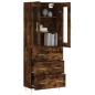 vidaXL Credenza Rovere Fumo 69,5x34x180 cm in Legno Multistrato vidaXL Credenza Rovere Fumo 69,5x34x180 cm in Legno Multistrato