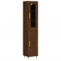 vidaXL Credenza Rovere Marrone 34,5x34x180 cm in Legno Multistrato vidaXL Credenza Rovere Marrone 34,5x34x180 cm in Legno Multistrato