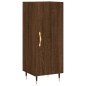 vidaXL Credenza Rovere Marrone 34,5x34x180 cm in Legno Multistrato vidaXL Credenza Rovere Marrone 34,5x34x180 cm in Legno Multistrato