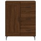 vidaXL Credenza Rovere Marrone 69,5x34x180 cm in Legno Multistrato