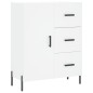 vidaXL Credenza Bianca 69,5x34x180 cm in Legno Multistrato vidaXL Credenza Bianca 69,5x34x180 cm in Legno Multistrato