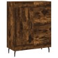 vidaXL Credenza Rovere Fumo 69,5x34x180 cm in Legno Multistrato vidaXL Credenza Rovere Fumo 69,5x34x180 cm in Legno Multistrato