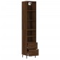 vidaXL Credenza Rovere Marrone 34,5x34x180 cm in Legno Multistrato vidaXL Credenza Rovere Marrone 34,5x34x180 cm in Legno Multistrato