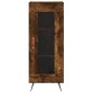 vidaXL Credenza Rovere Fumo 34,5x34x180 cm in Legno Multistrato vidaXL Credenza Rovere Fumo 34,5x34x180 cm in Legno Multistrato