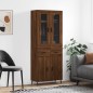 vidaXL Credenza Rovere Marrone 69,5x34x180 cm in Legno Multistrato vidaXL Credenza Rovere Marrone 69,5x34x180 cm in Legno Multistrato
