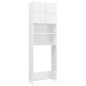 vidaXL Mobile per Lavatrice Bianco Lucido 64x25,5x190 cm vidaXL Mobile per Lavatrice Bianco Lucido 64x25,5x190 cm