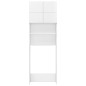 vidaXL Mobile per Lavatrice Bianco Lucido 64x25,5x190 cm vidaXL Mobile per Lavatrice Bianco Lucido 64x25,5x190 cm