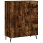 vidaXL Credenza Rovere Fumo 69,5x34x180 cm in Legno Multistrato vidaXL Credenza Rovere Fumo 69,5x34x180 cm in Legno Multistrato