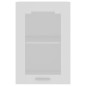 Armadio Sospeso con Vetro Bianco 40x31x60 cm Legno Multistrato Armadio Sospeso con Vetro Bianco 40x31x60 cm Legno Multistrato