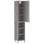 vidaXL Credenza Grigio Sonoma 34,5x34x180 cm in Legno Multistrato vidaXL Credenza Grigio Sonoma 34,5x34x180 cm in Legno Multistrato