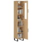 vidaXL Credenza Rovere Sonoma 34,5x34x180 cm in Legno Multistrato vidaXL Credenza Rovere Sonoma 34,5x34x180 cm in Legno Multistrato