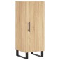 vidaXL Credenza Rovere Sonoma 34,5x34x180 cm in Legno Multistrato vidaXL Credenza Rovere Sonoma 34,5x34x180 cm in Legno Multistrato