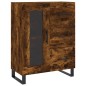 vidaXL Credenza Rovere Fumo 69,5x34x180 cm in Legno Multistrato vidaXL Credenza Rovere Fumo 69,5x34x180 cm in Legno Multistrato