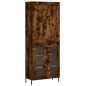 vidaXL Credenza Rovere Fumo 69,5x34x180 cm in Legno Multistrato vidaXL Credenza Rovere Fumo 69,5x34x180 cm in Legno Multistrato
