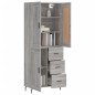 vidaXL Credenza Grigio Sonoma 69,5x34x180 cm in Legno Multistrato vidaXL Credenza Grigio Sonoma 69,5x34x180 cm in Legno Multistrato