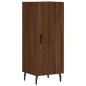 vidaXL Credenza Rovere Marrone 34,5x34x180 cm in Legno Multistrato vidaXL Credenza Rovere Marrone 34,5x34x180 cm in Legno Multistrato