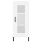 vidaXL Credenza Bianca 34,5x34x180 cm in Legno Multistrato vidaXL Credenza Bianca 34,5x34x180 cm in Legno Multistrato