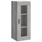 vidaXL Credenza Grigio Sonoma 34,5x34x180 cm in Legno Multistrato vidaXL Credenza Grigio Sonoma 34,5x34x180 cm in Legno Multistrato