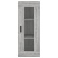 vidaXL Credenza Grigio Sonoma 34,5x34x180 cm in Legno Multistrato vidaXL Credenza Grigio Sonoma 34,5x34x180 cm in Legno Multistrato