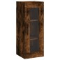 vidaXL Credenza Rovere Fumo 34,5x34x180 cm in Legno Multistrato vidaXL Credenza Rovere Fumo 34,5x34x180 cm in Legno Multistrato