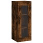vidaXL Credenza Rovere Fumo 34,5x34x180 cm in Legno Multistrato vidaXL Credenza Rovere Fumo 34,5x34x180 cm in Legno Multistrato