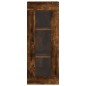 vidaXL Credenza Rovere Fumo 34,5x34x180 cm in Legno Multistrato vidaXL Credenza Rovere Fumo 34,5x34x180 cm in Legno Multistrato