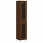 vidaXL Credenza Rovere Marrone 34,5x34x180 cm in Legno Multistrato vidaXL Credenza Rovere Marrone 34,5x34x180 cm in Legno Multistrato