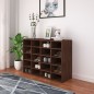 Scarpiera in Legno Multistrato 92x30x67,5 cm Rovere Marrone Scarpiera in Legno Multistrato 92x30x67,5 cm Rovere Marrone