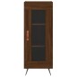 vidaXL Credenza Rovere Marrone 34,5x34x180 cm in Legno Multistrato vidaXL Credenza Rovere Marrone 34,5x34x180 cm in Legno Multistrato