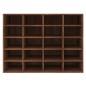 Scarpiera in Legno Multistrato 92x30x67,5 cm Rovere Marrone Scarpiera in Legno Multistrato 92x30x67,5 cm Rovere Marrone