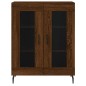 vidaXL Credenza Rovere Marrone 69,5x34x180 cm in Legno Multistrato vidaXL Credenza Rovere Marrone 69,5x34x180 cm in Legno Multistrato