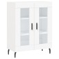 vidaXL Credenza Bianca 69,5x34x180 cm in Legno Multistrato vidaXL Credenza Bianca 69,5x34x180 cm in Legno Multistrato