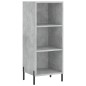 vidaXL Credenza Grigio Cemento 34,5x34x180 cm in Legno Multistrato vidaXL Credenza Grigio Cemento 34,5x34x180 cm in Legno Multistrato
