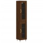 vidaXL Credenza Rovere Marrone 34,5x34x180 cm in Legno Multistrato vidaXL Credenza Rovere Marrone 34,5x34x180 cm in Legno Multistrato